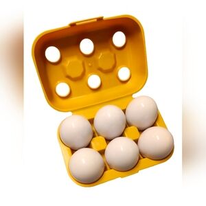 Montessori Color & Shape Plastic Matching Egg Set of 6 STEM Toddler Toy